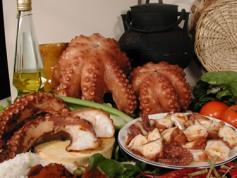 Pulpo cocido patas