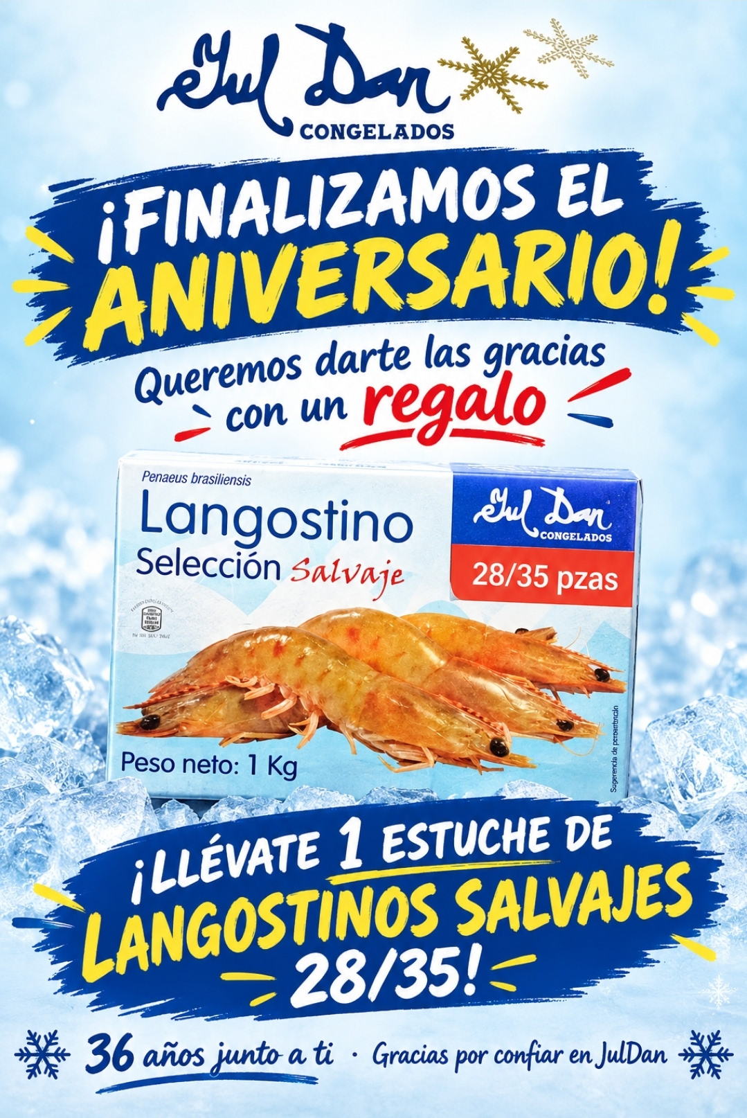 Regalo langostino juldan 