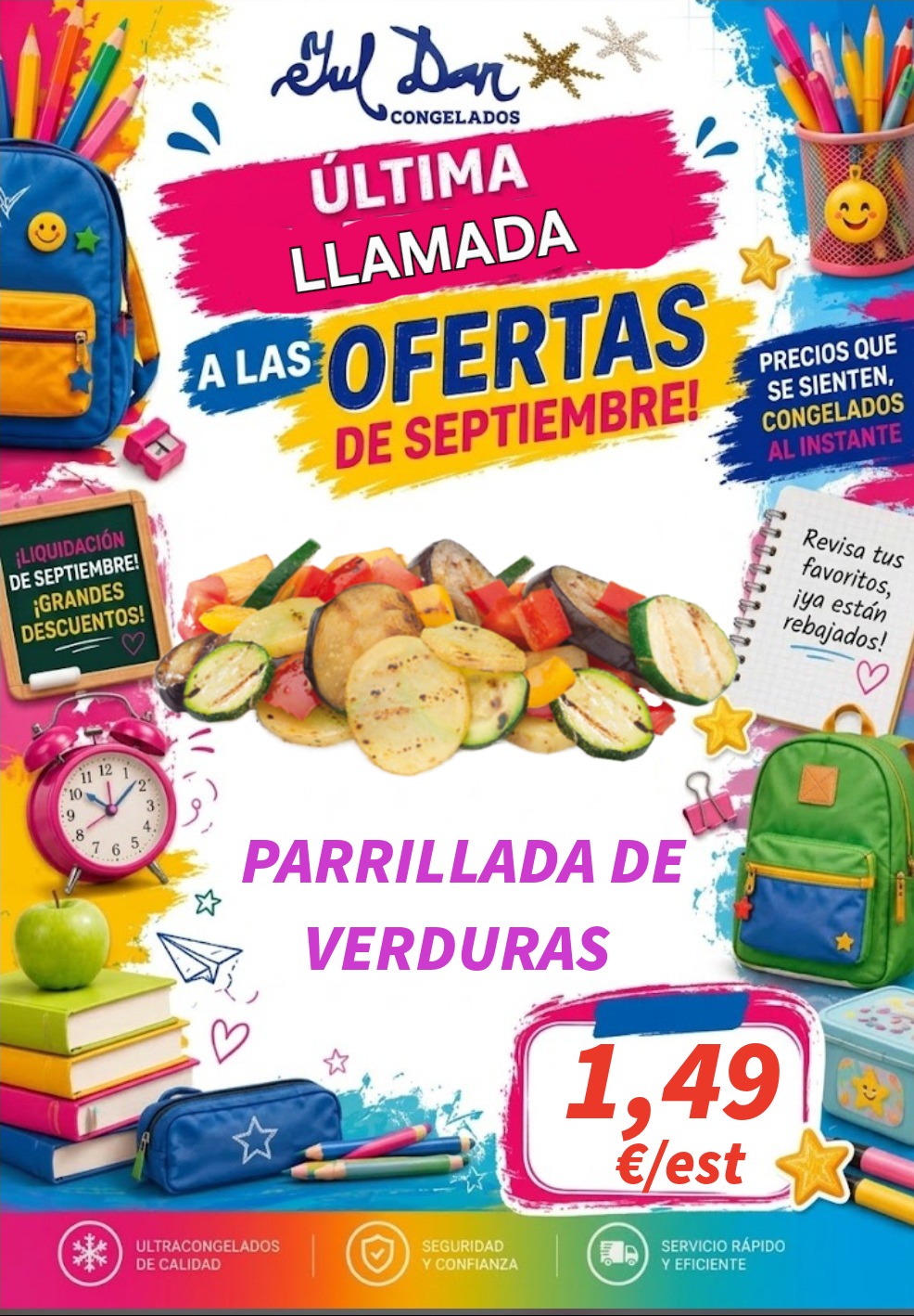 Parrillada de verduras 