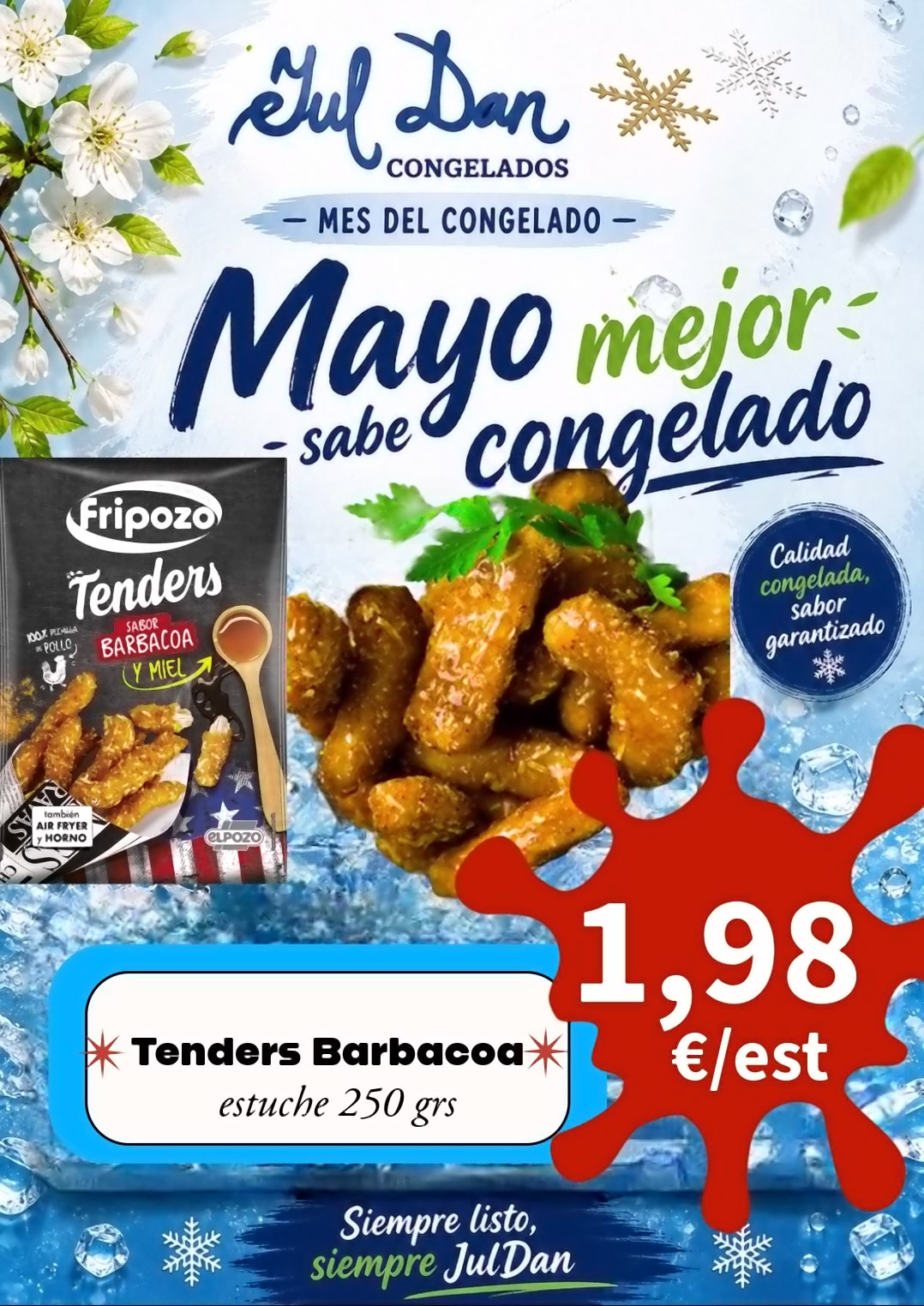 TENDERS CAJUN Y BARBACOA