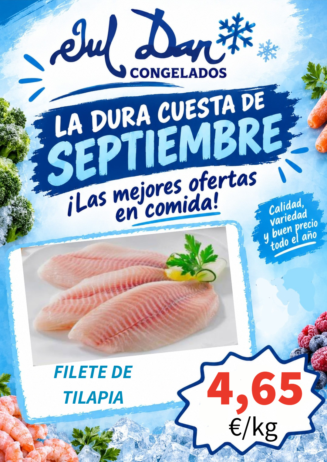 Filete de Tilapia 