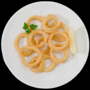 Anilla de calamar en tempura