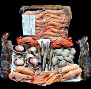 Mariscada cruda para 4 personas
