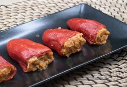 Pimientos rellenos de txangurro 6 uds