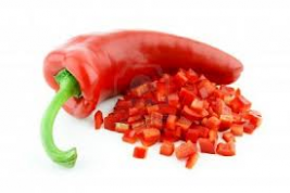 Pimiento rojo troceado  400 gr
