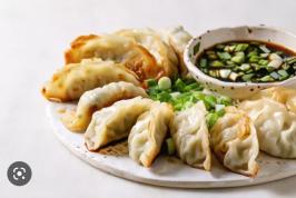 Gyoza de pato con verduras