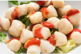 Carne de zamburiÑa con coral