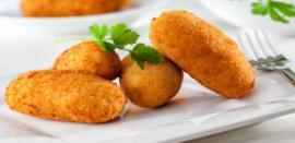 Croquetas artesanas de cabrales y pasas