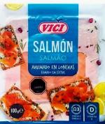 Salmon ahumado loncheado noruego 100gr