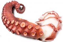 Pulpo cocido en su jugo 1 pata