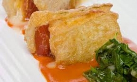 PENCAS RELLENAS EN SALSA